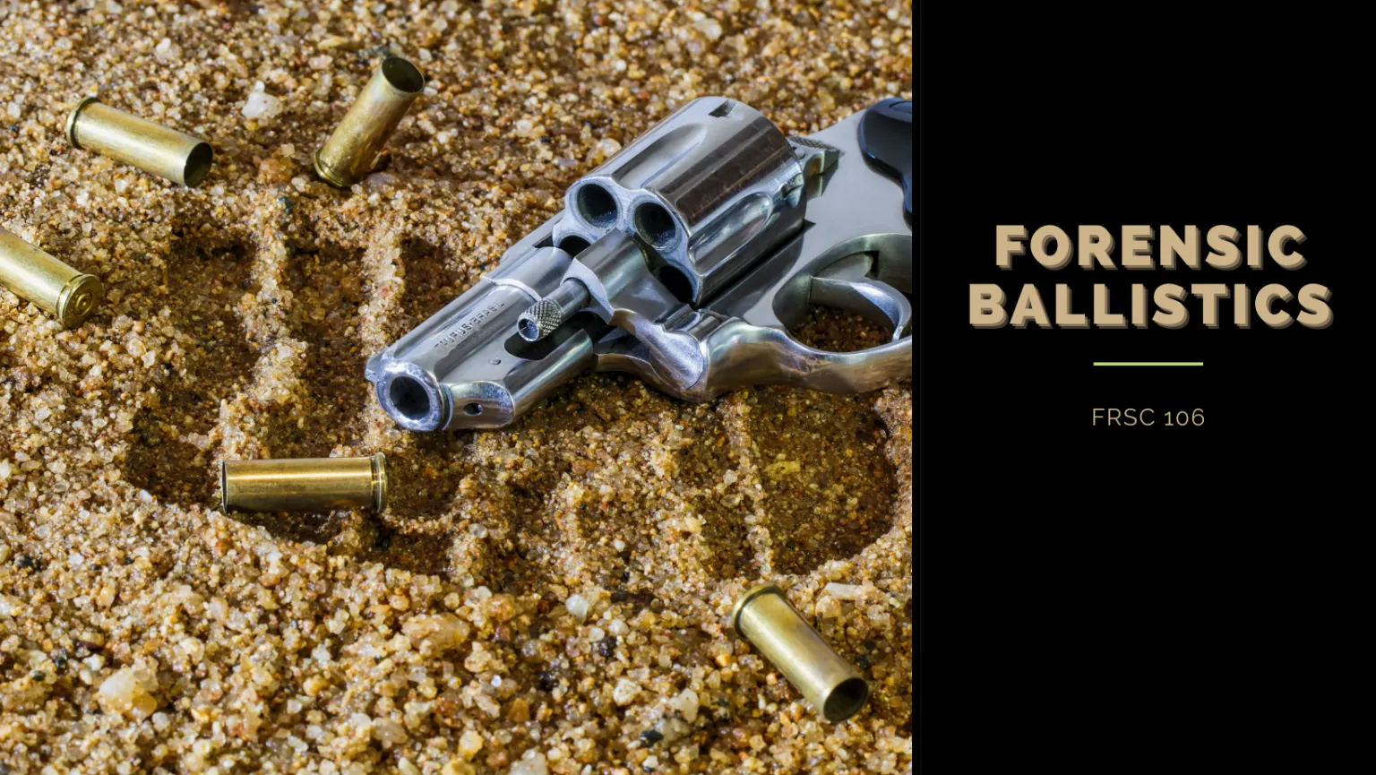 Cover image for Forensic Ballistics course